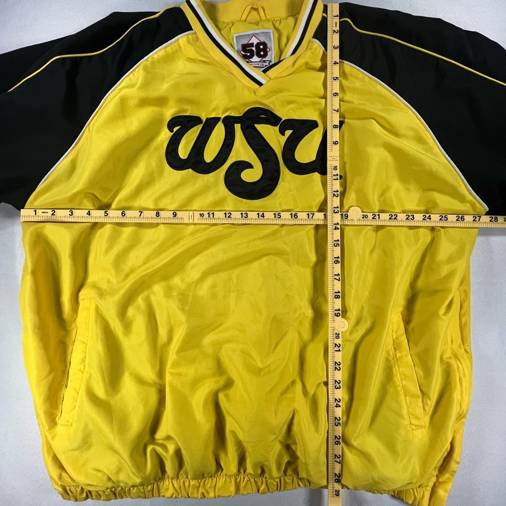58 Sports Wichita State Shockers Vintage Windbreaker Batting Pullover Jacket - Picture 8 of 8